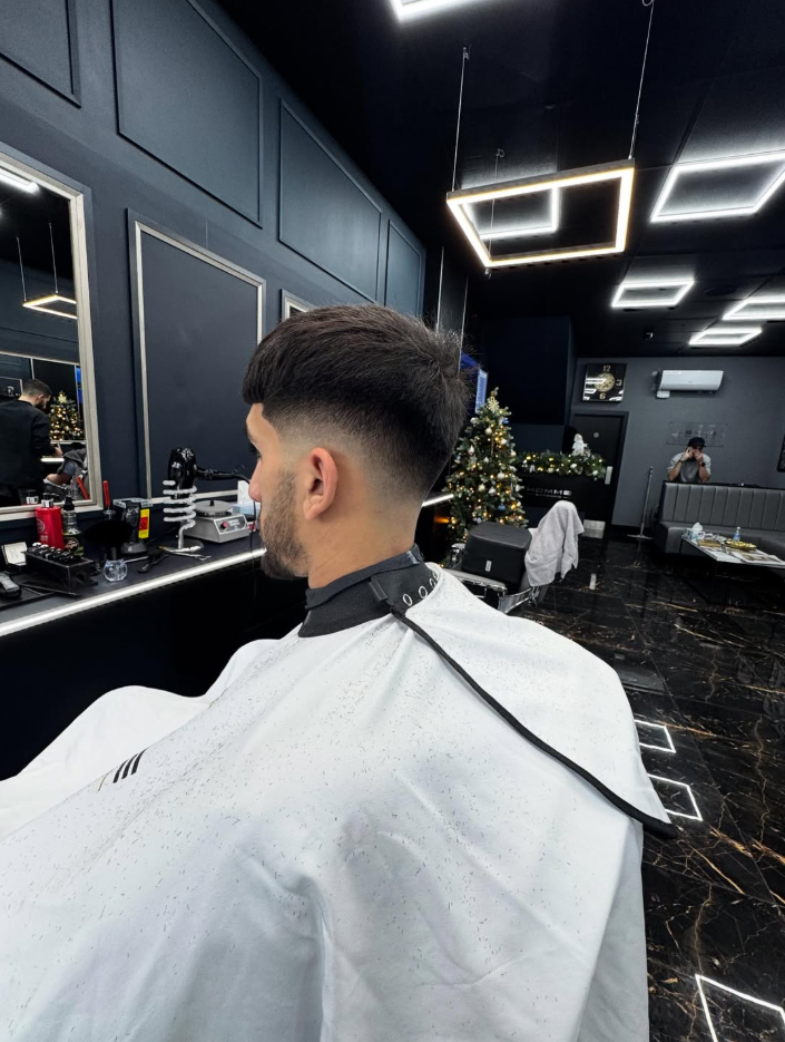 Fresh fade at Homme Barbers Cheadle
