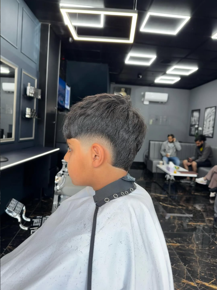 Curly fade result — Homme Barbers